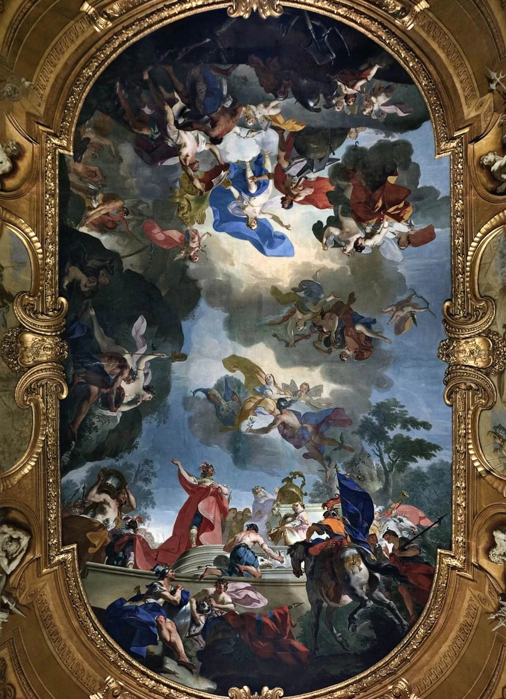 Leggenda di Enea. Enea compie le esequie per suo padre - Palazzo Reale, Torino